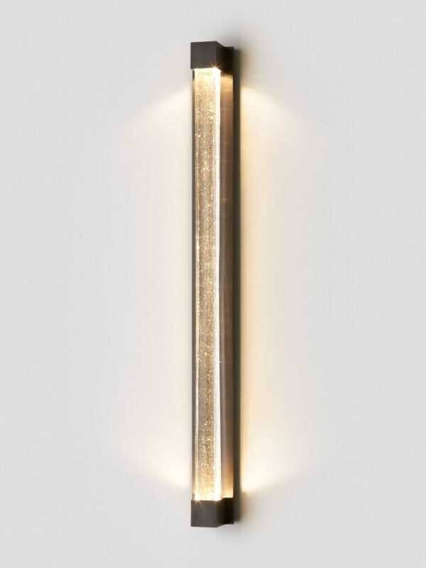 Fini Wall Sconce - Bronze, Clear
