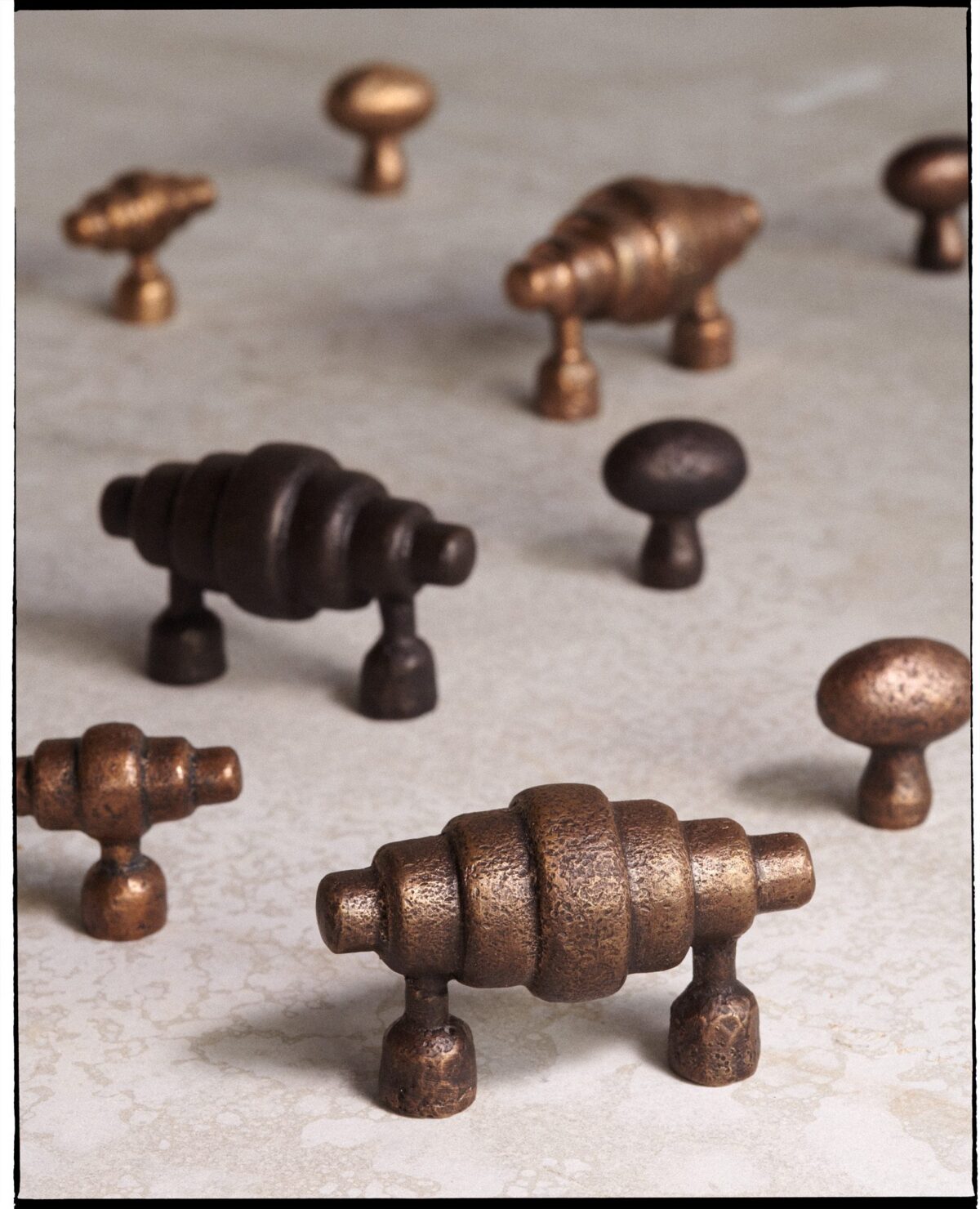 Croissant Large Distressed Bronze