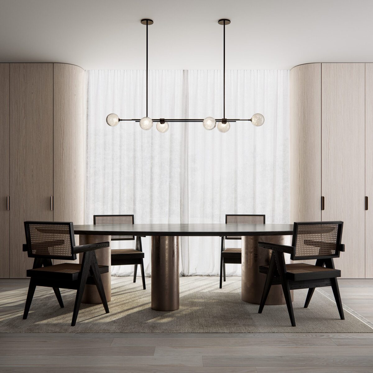 Trilogy Horizontal Pendant 6 Ball
