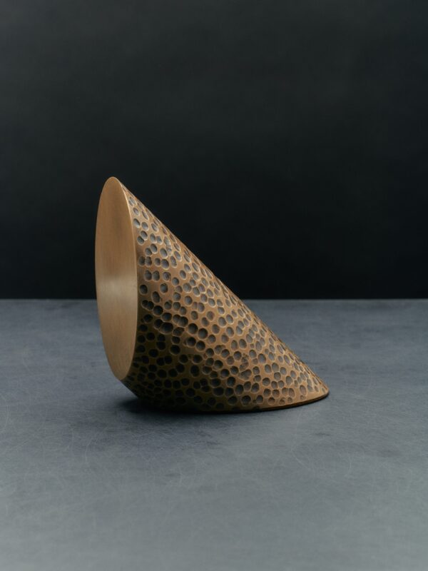 Gila Door Stop - Brushed Brass, Weighted