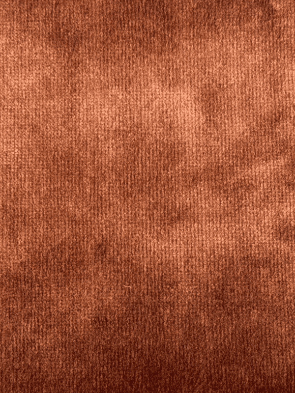 Clement Velvet | 14 Colours - Per Metre, Orange Red