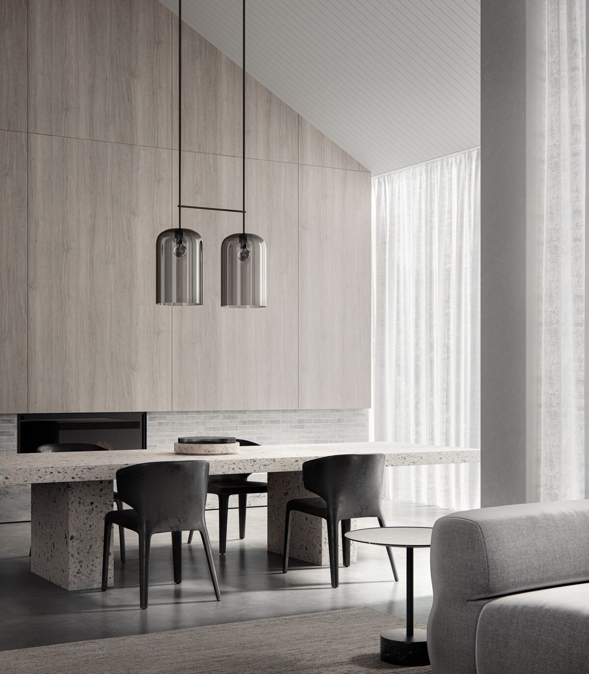 Lumi Extra Large Double Pendant