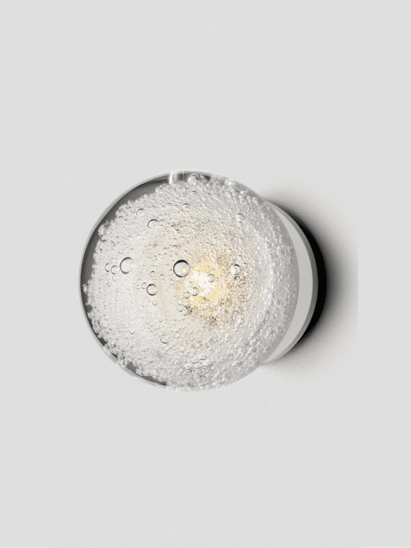 Fizi Single Ball On Round - Fizi, White Powder Coat