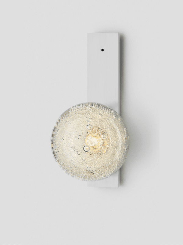 Fizi Single Ball On Flat - White Powder Coat, Fizi