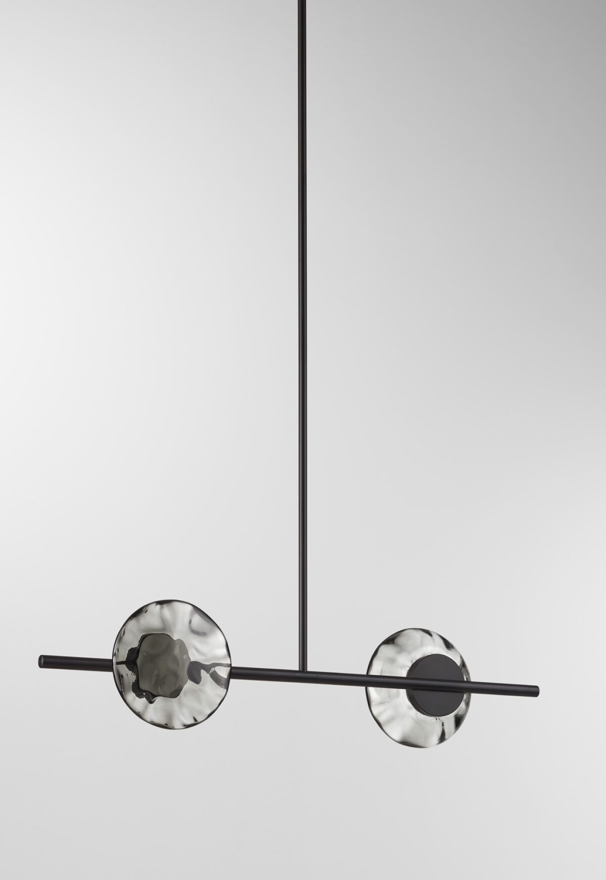 Ceto Single Horizontal Chandelier | 2 Shades