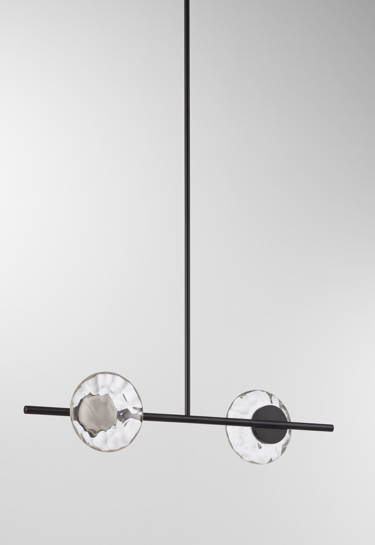 Ceto Single Horizontal Chandelier | 2 Shades