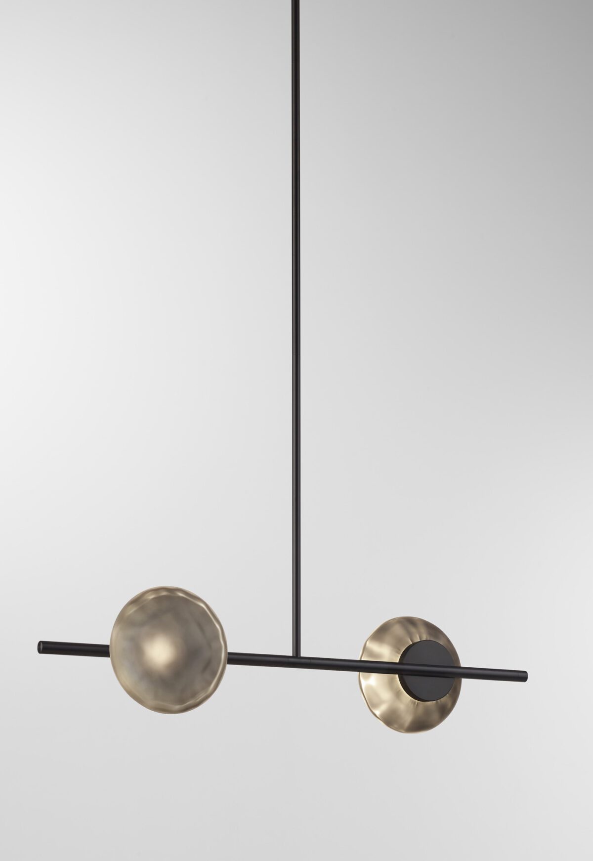 Ceto Single Horizontal Chandelier | 2 Shades