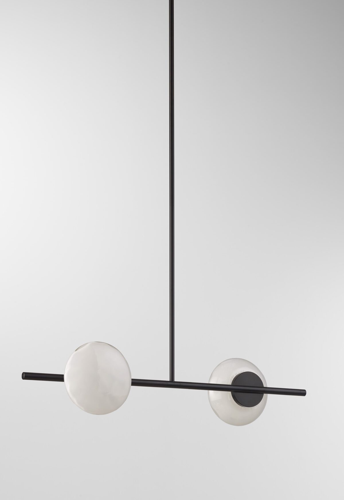 Ceto Single Horizontal Chandelier | 2 Shades