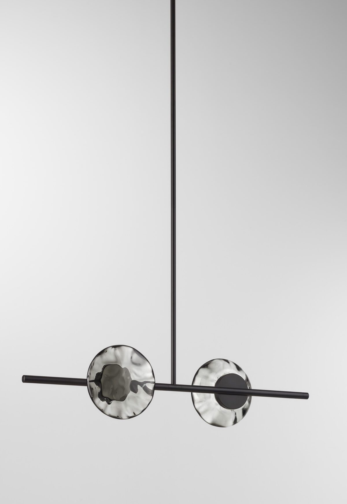 Ceto Single Horizontal Chandelier | 2 Shades