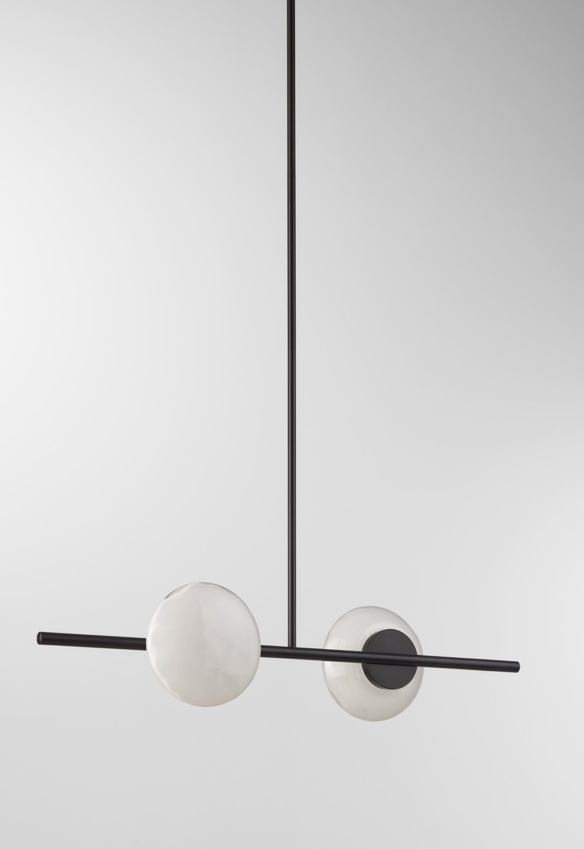 Ceto Single Horizontal Chandelier | 2 Shades
