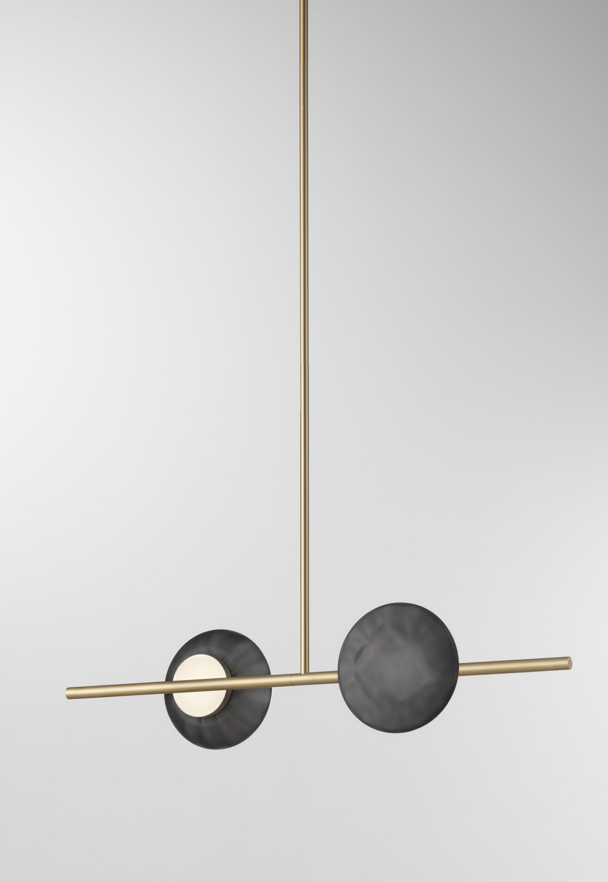 Ceto Single Horizontal Chandelier | 2 Shades