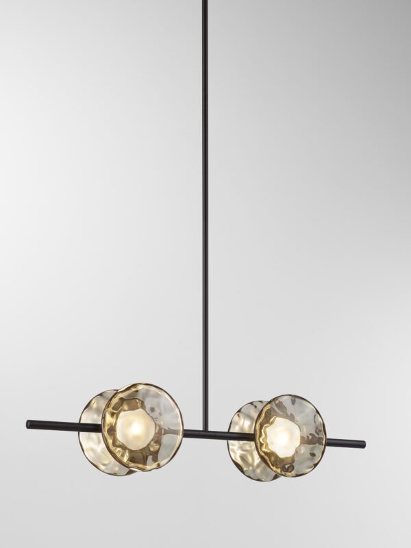 Ceto Single Horizontal Chandelier | 4 Shades