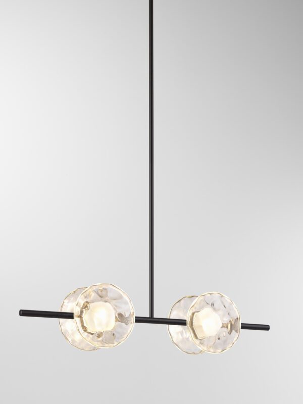 Ceto Single Horizontal Chandelier | 4 Shades
