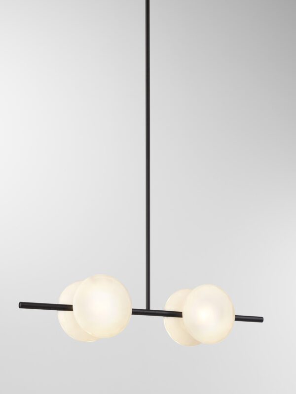 Ceto Single Horizontal Chandelier | 4 Shades