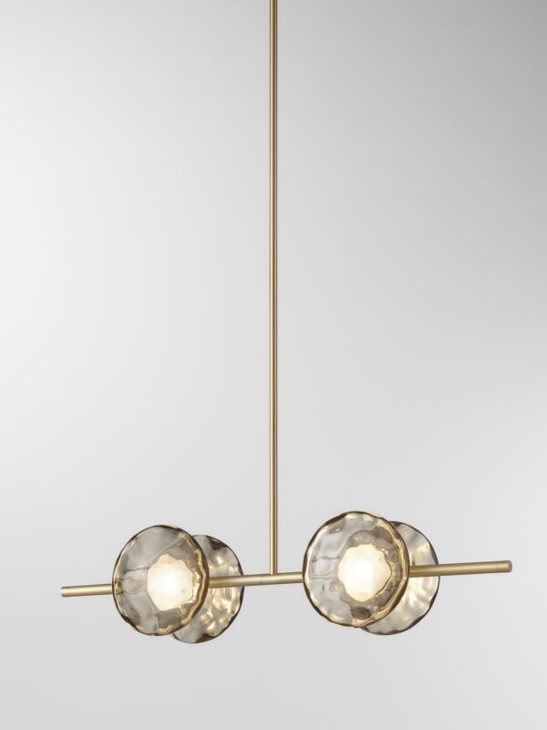 Ceto Single Horizontal Chandelier | 4 Shades