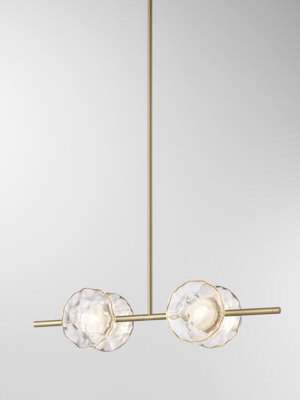 Ceto Single Horizontal Chandelier | 4 Shades
