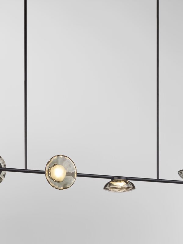 Ceto Double Horizontal Chandelier | 4 Shades