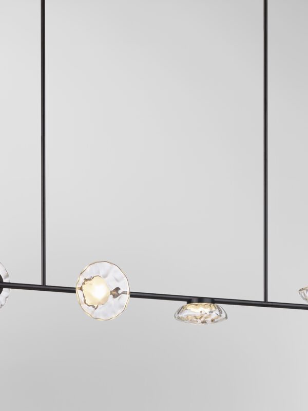 Ceto Double Horizontal Chandelier | 4 Shades