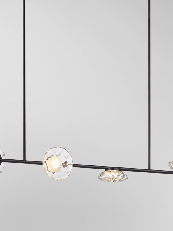 Ceto Double Horizontal Chandelier | 4 Shades