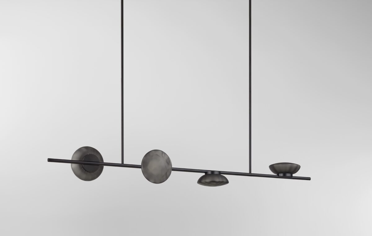 Ceto Double Horizontal Chandelier | 4 Shades