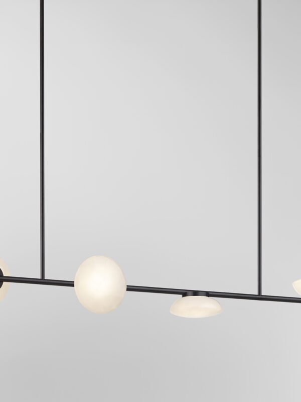 Ceto Double Horizontal Chandelier | 4 Shades