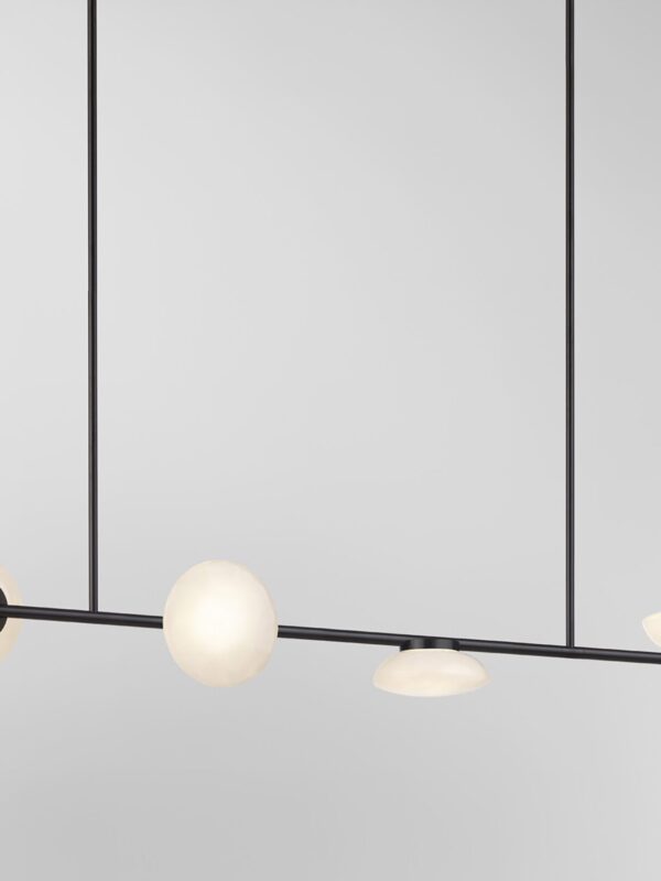 Ceto Double Horizontal Chandelier | 4 Shades