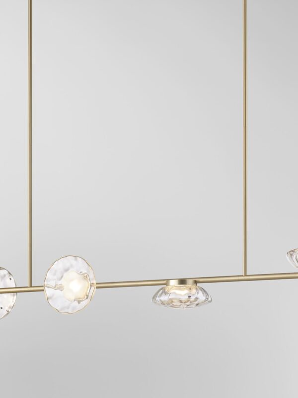 Ceto Double Horizontal Chandelier | 4 Shades