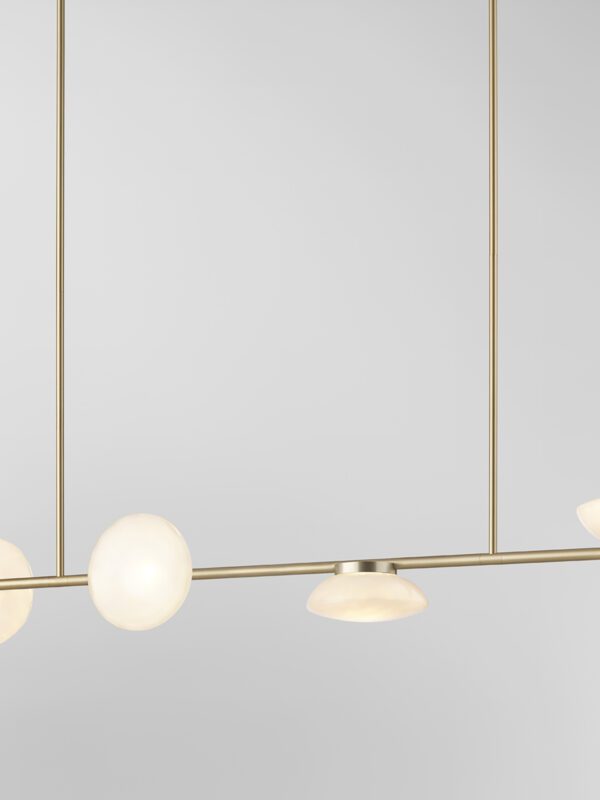 Ceto Double Horizontal Chandelier | 4 Shades
