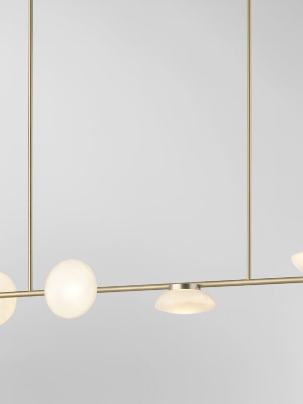 Ceto Double Horizontal Chandelier | 4 Shades