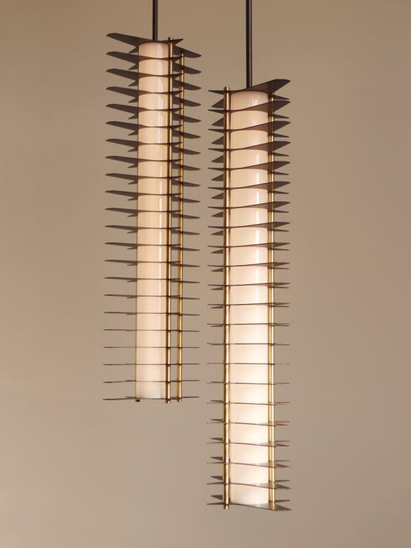 Colossal Vertical Pendant - Dark Bronze, 900mm