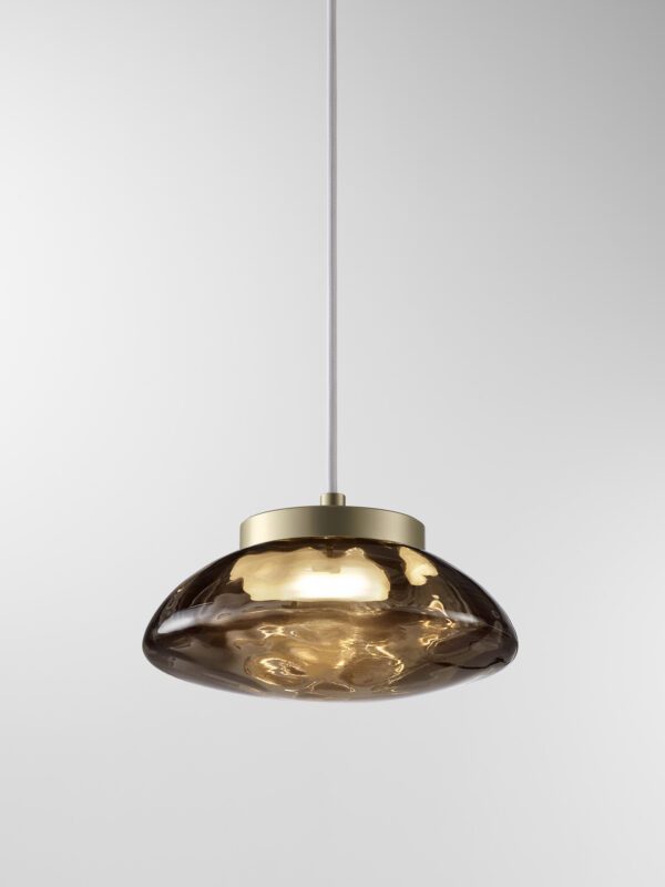 Ceto Pendant - Champagne Anodised, Black