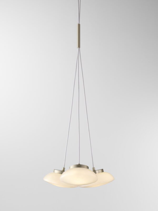 Ceto Cluster | 3 Shades - Champagne Anodised, White