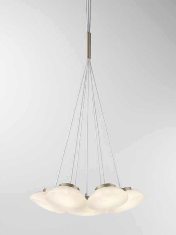 Ceto Cluster | 7 Shades - Champagne Anodised, White