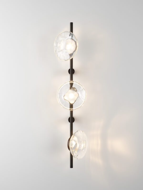 Ceto Linear Wall Light - Black Anodised, Clear