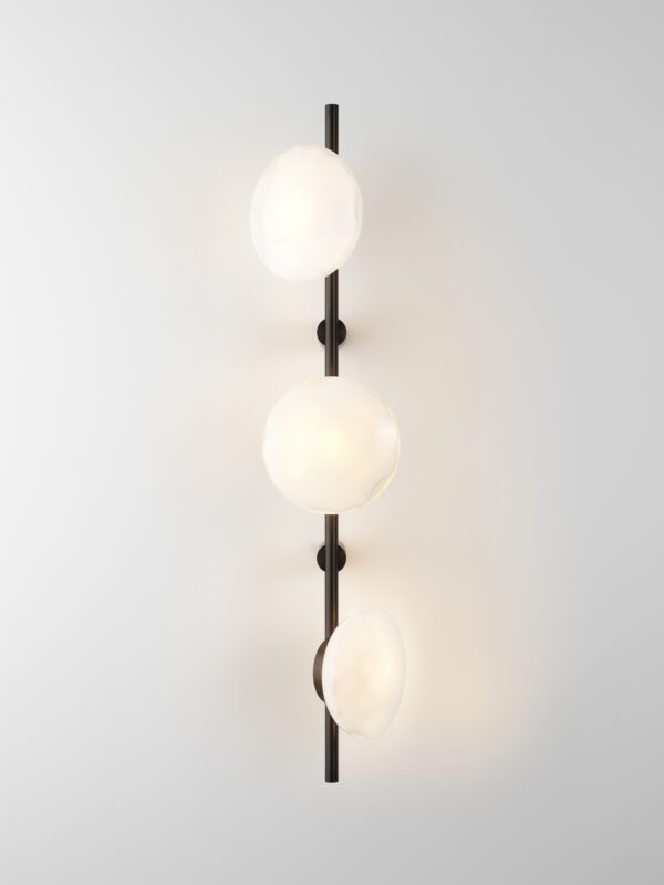 Ceto Linear Wall Light - Black Anodised, White