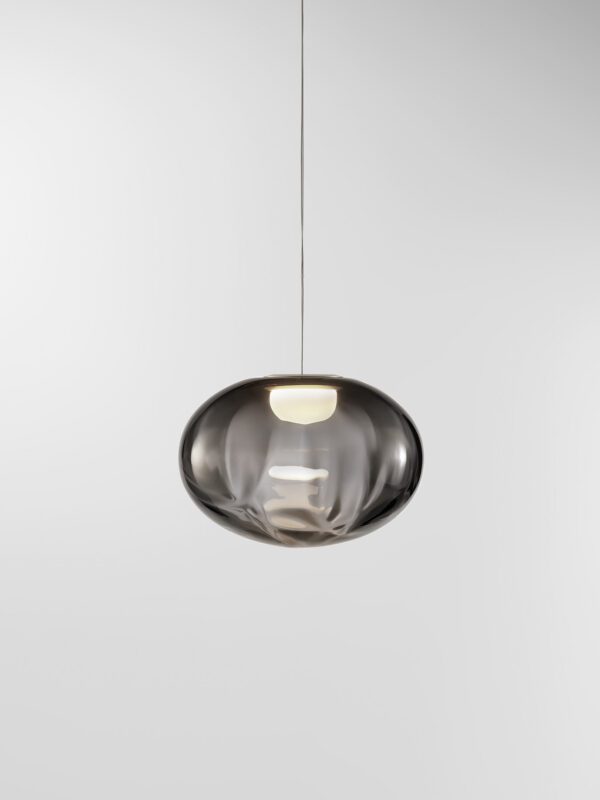 Méne Pendant - Champagne Anodised, Black