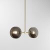 Nebulae Vertical Chandelier | 2 Shades
