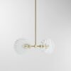 Nebulae Vertical Chandelier | 2 Shades