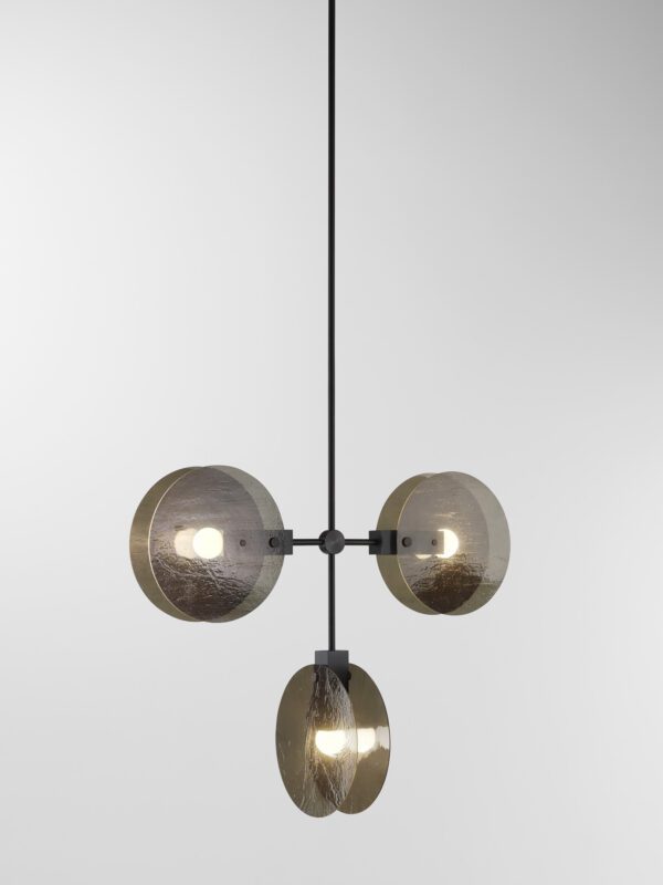 Nebulae Vertical Chandelier | 3 Shades