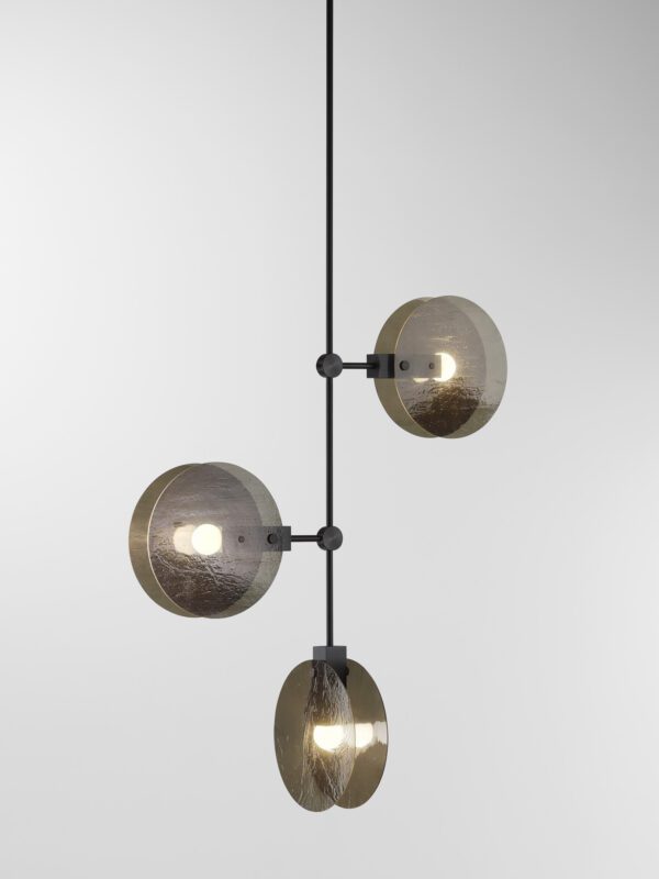 Nebulae Vertical Chandelier | 3 Shades