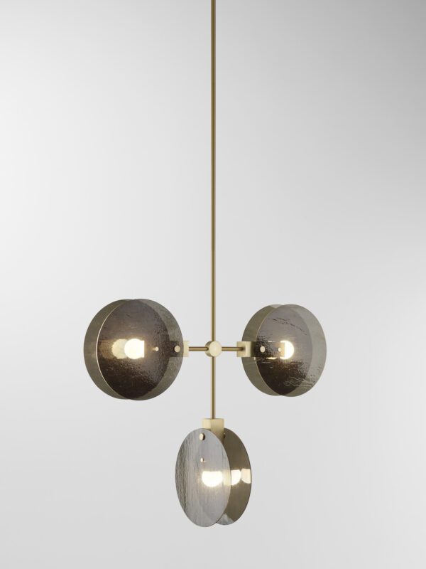 Nebulae Vertical Chandelier | 3 Shades
