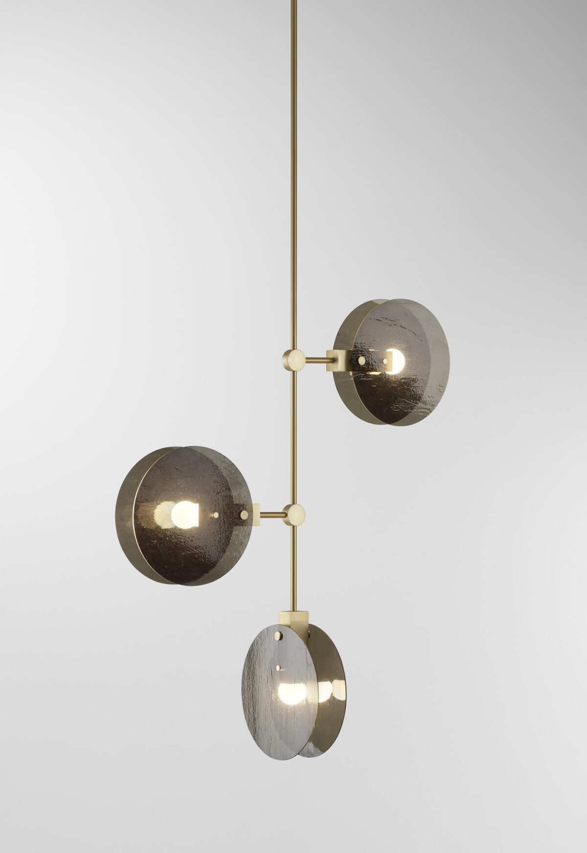 Nebulae Vertical Chandelier | 3 Shades