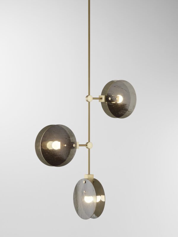 Nebulae Vertical Chandelier | 3 Shades