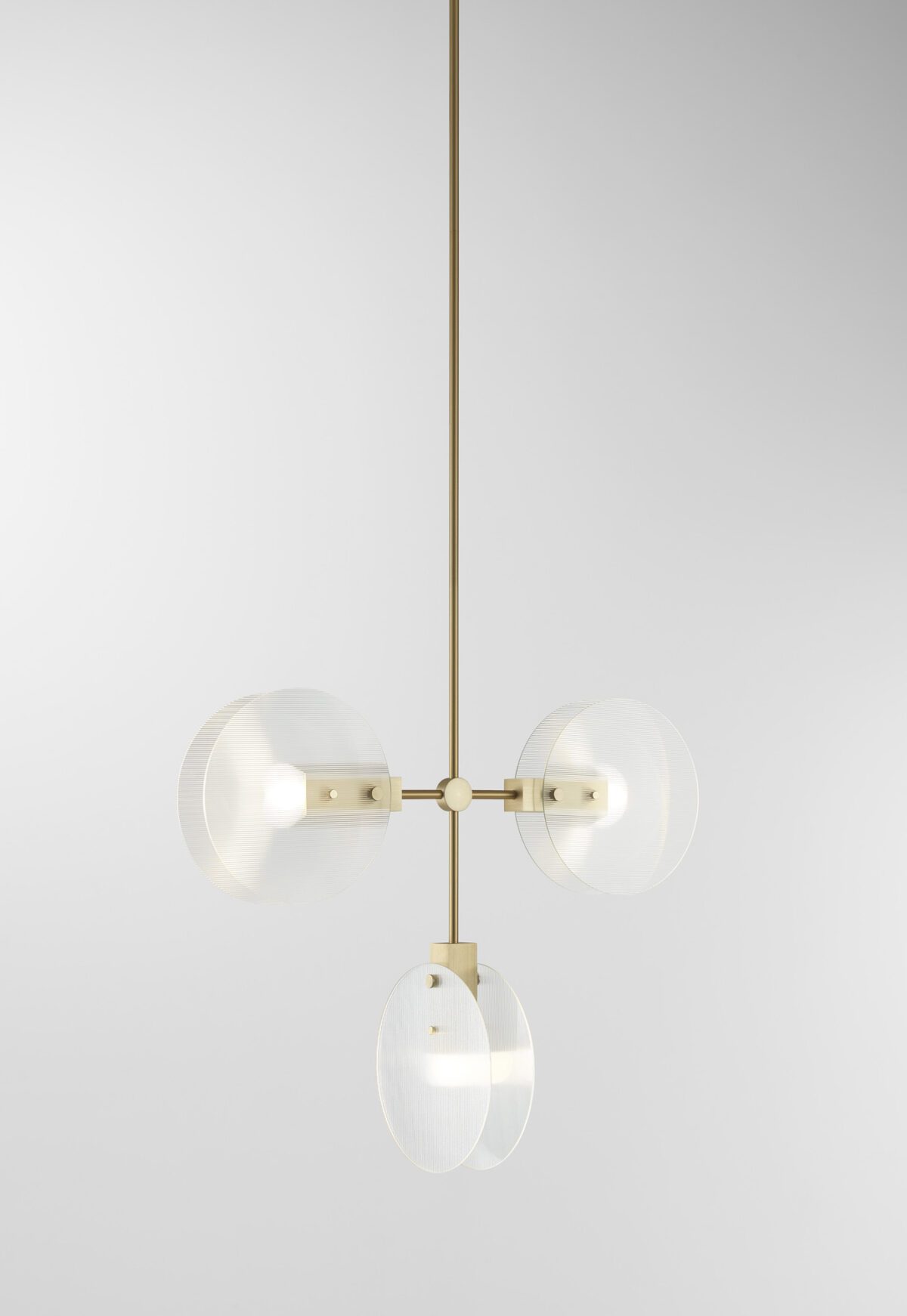Nebulae Vertical Chandelier | 3 Shades