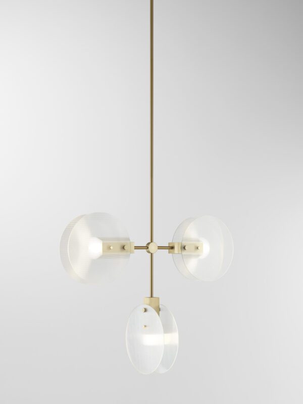 Nebulae Vertical Chandelier | 3 Shades