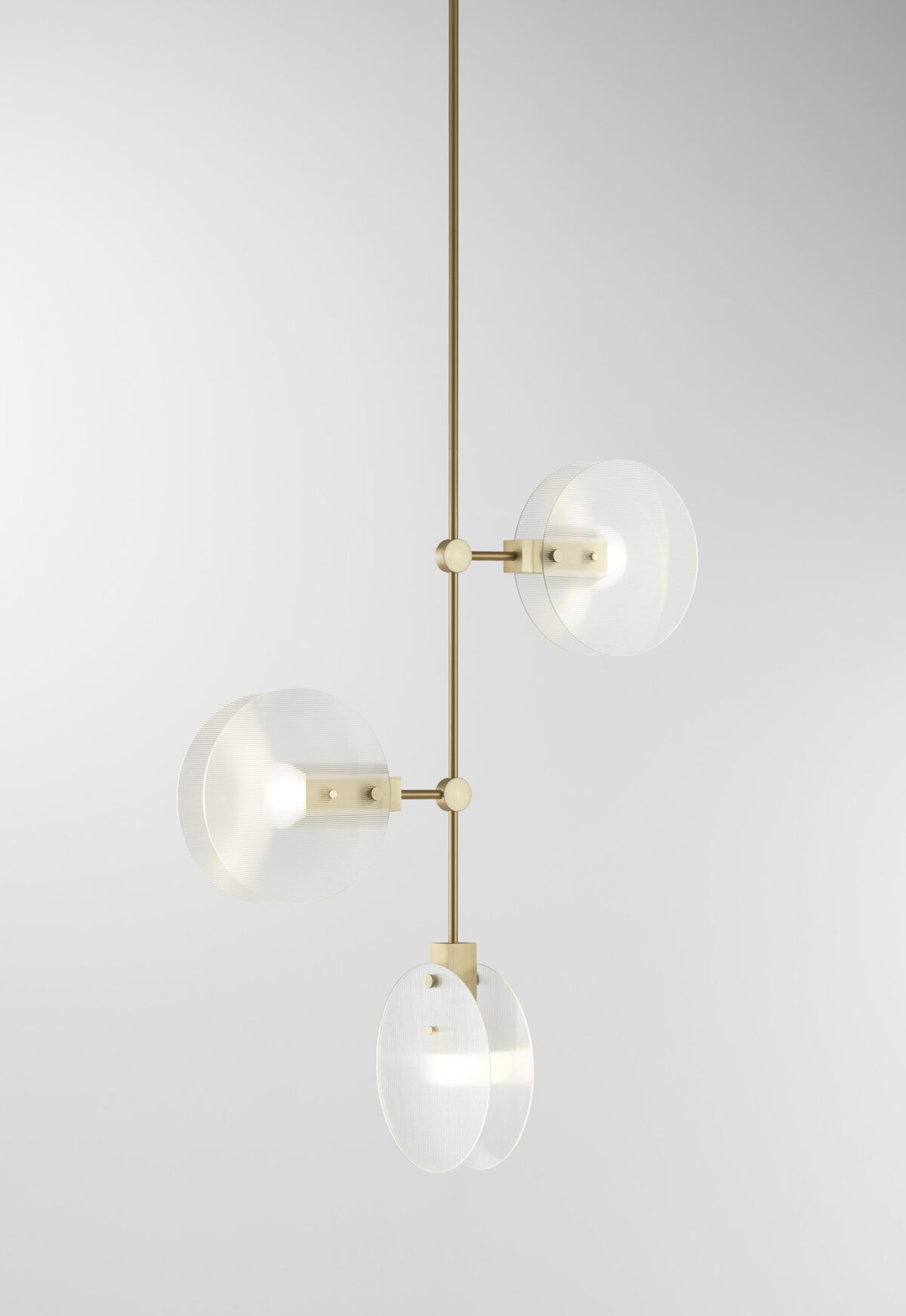 Nebulae Vertical Chandelier | 3 Shades