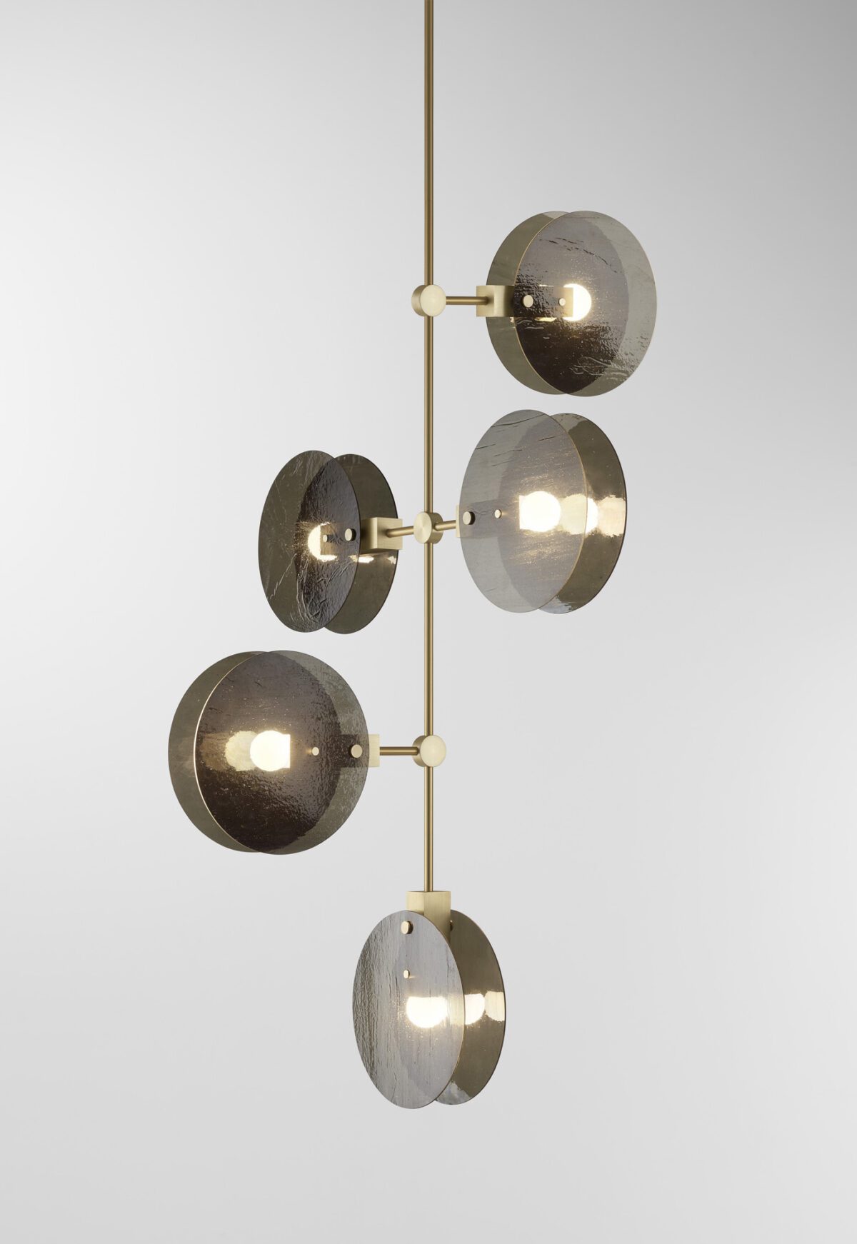 Nebulae Vertical Chandelier | 5 Shades