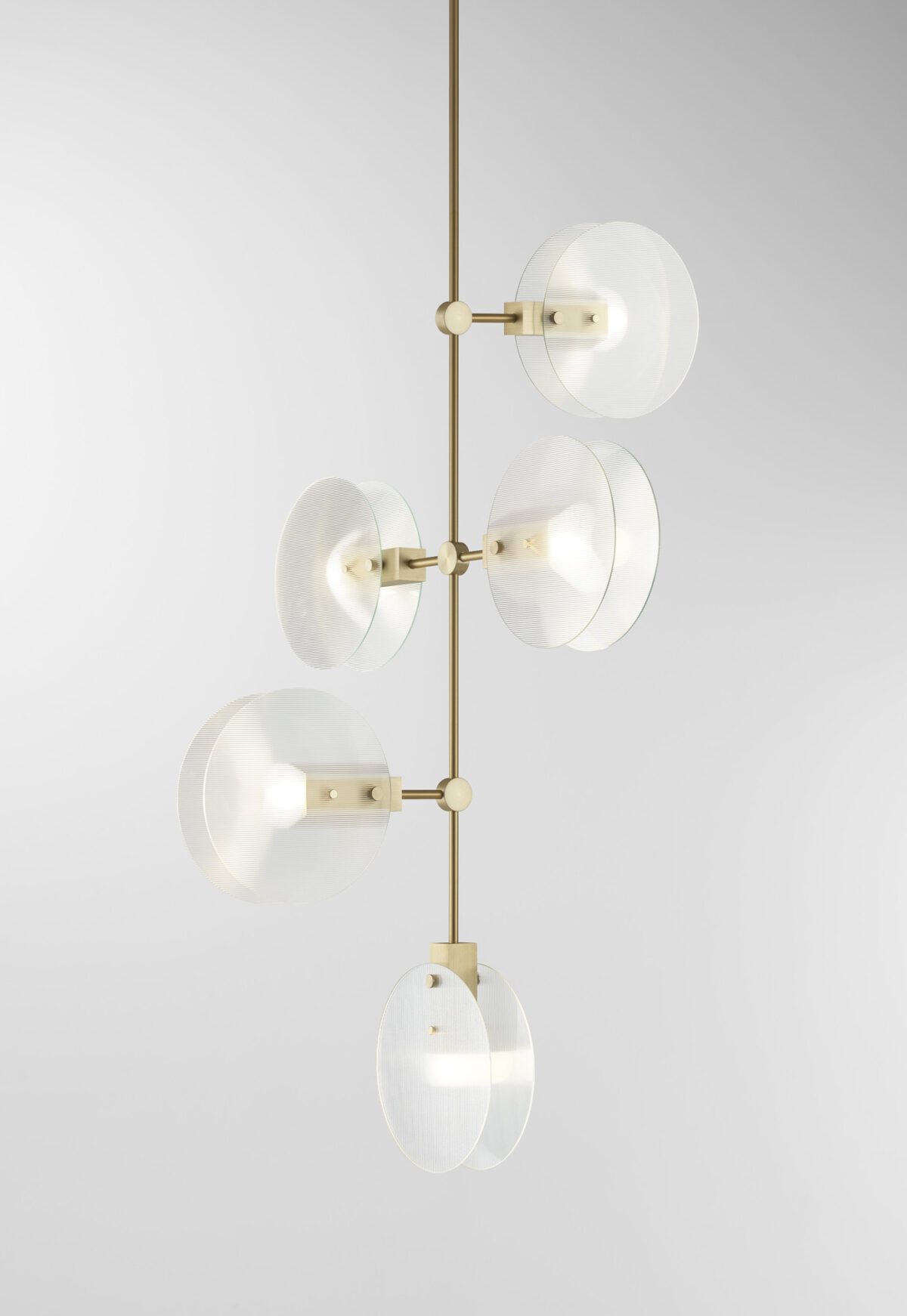 Nebulae Vertical Chandelier | 5 Shades