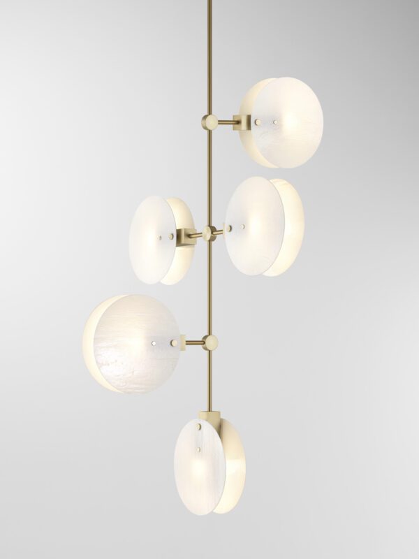Nebulae Vertical Chandelier | 5 Shades