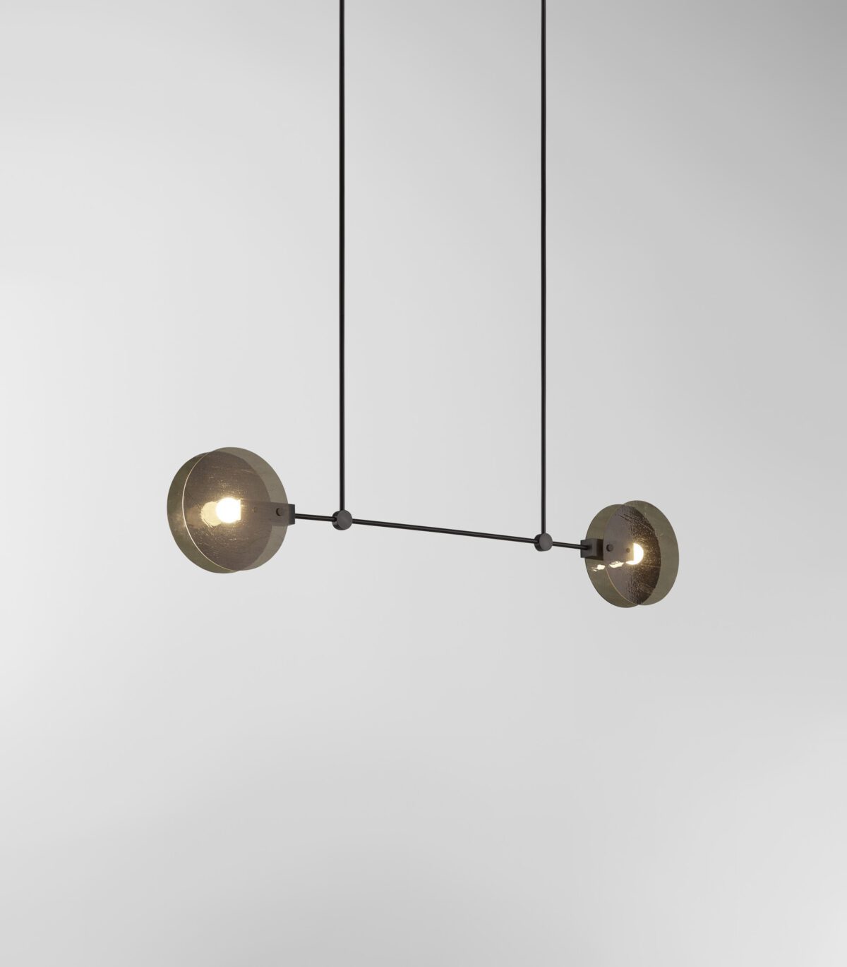 Nebulae Horizontal Chandelier | 2 Shades